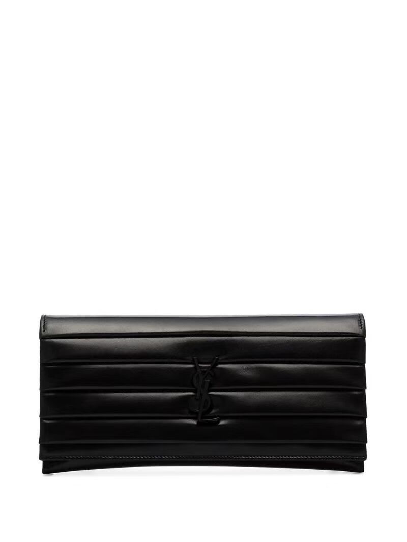 Yves Saint Laurent Original leather Clutch bag Y593168 Black JH07787pO91