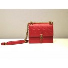 Fake Copy Fendi KAN I SMALL Multicolor fabric mini-bag 8BT0381 red JH08590Mv33