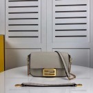 Fendi BAGUETTE leather bag F2467 beige JH08499Td71