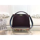 High Quality Knockoff Fendi PEEKABOO Tote Bag 3659 Wine JH08751VD28