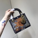 High Quality LADY DIOR embroidered cattle leather AD0168-4 JH07003Ao69