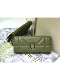 Fake AAAAA DIOR CLUTCH gold-tone metal C1040A green JH07105oE28