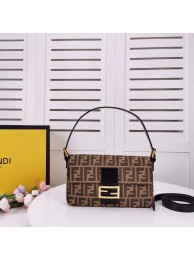 FENDI BAGUETTE cloth 8BR011 black JH08533vb27