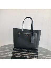 Prada Embleme Saffiano leather bag 2VE015 black JH05163bM53