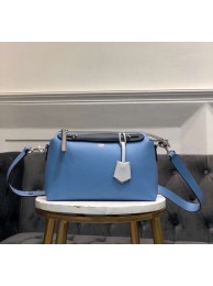 Replica FENDI BY THE WAY REGULAR Small multicoloured leather Boston bag 8BL1245 blue&grey JH08634Yp41